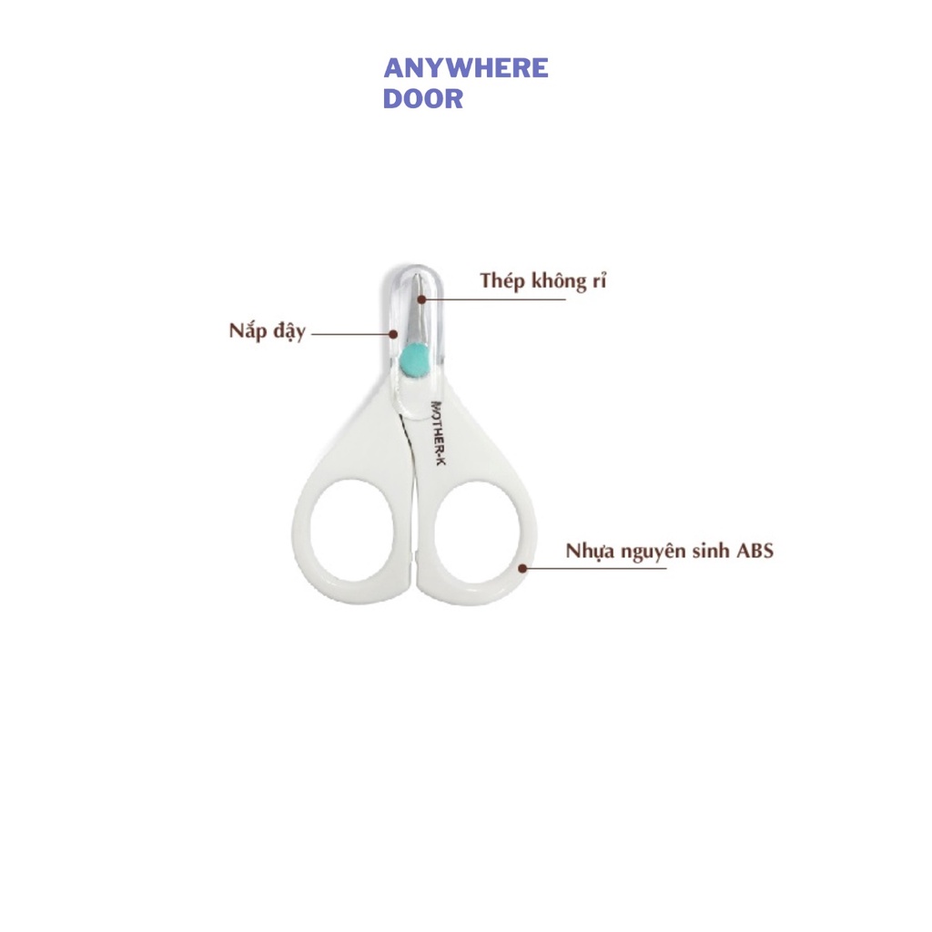 Kéo cắt móng cho bé sơ sinh Mother-K Hàn Quốc