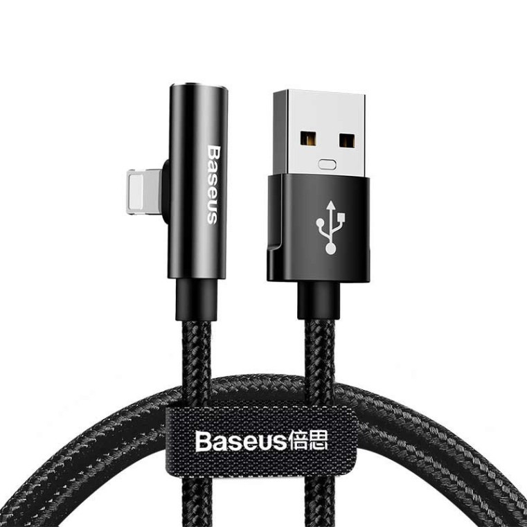 Cáp Lightnning Baseus Entertaining Audio Data Cable 120cm (vừa sạc vừa nghe nhạc) 1