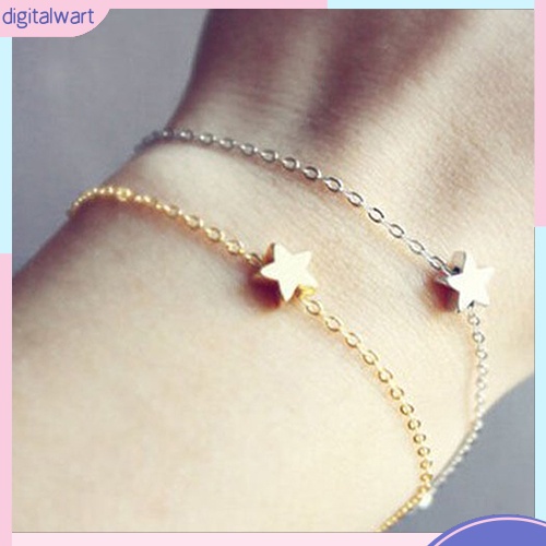Lắc tay hợp kim mặt ngôi sao nhỏ xinh và thời trang cho nữ