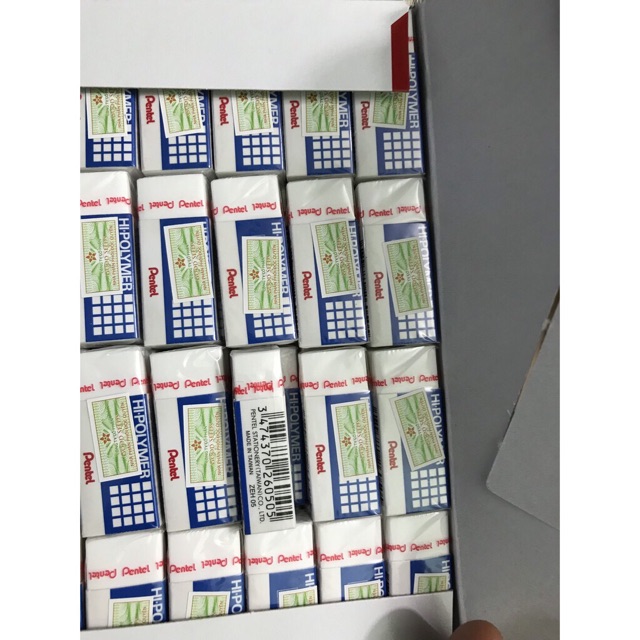 Gôm tẩy Pentel chính hãng Hi Polymer Eraser ZEH03 ZEH05 ZEH10
