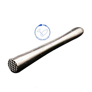 Chày Bar Trơn Inox / Dụng Cụ Dầm Hoa Quả Pha Chế Cocktail