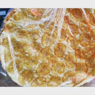 Bánh tráng chuối nướng