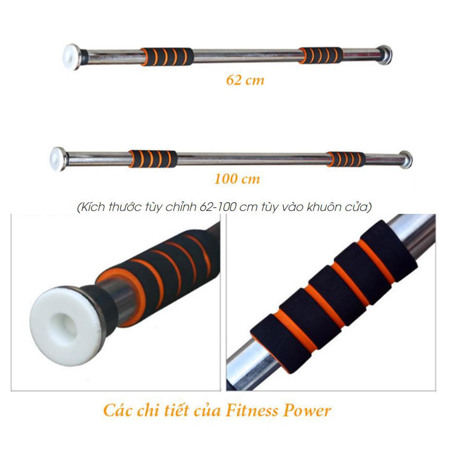 Xà đơn tập thể dục thể thao có thể thu dài xếp gọn FITNESS POWER -  Retail Boss