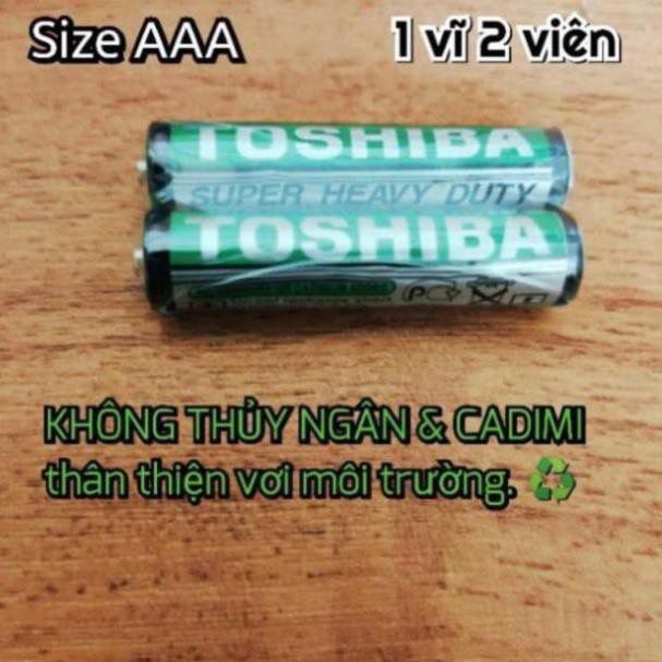 [Vỉ 2 viên] Pin AAA TOSHIBA