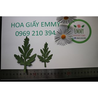 Set 100 lá cúc đồng tiền cắt sẵn (2 size to nhỏ)
