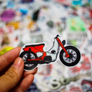 SET 100 STICKER CHỦ ĐỀ SUPER CUB