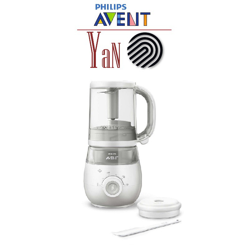 Máy hấp xay thức ăn cho bé 4 trong 1 1L Philips Avent SCF875/02 400W - Hàng chính hãng