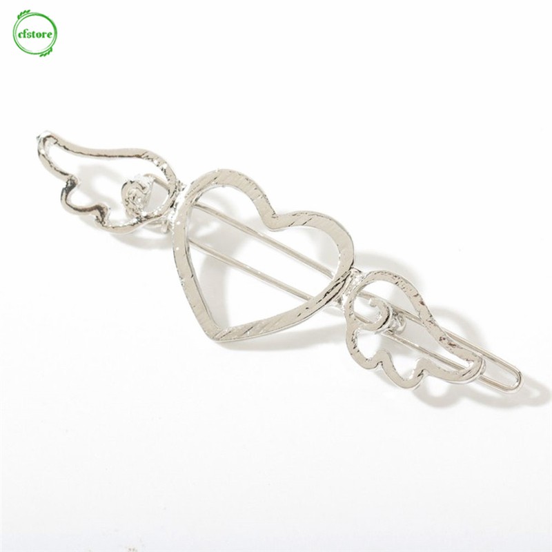 Kẹp tóc kim loại kiểu dáng dễ thương dành cho nữ