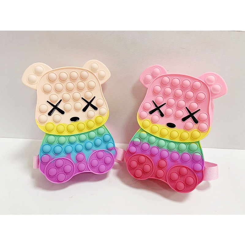 PVN48246 Túi xách pop it hình gấu dễ thương cho bé Giá Rẻ