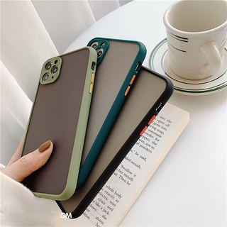 Ốp điện thoại nhám bảo vệ camera chống sốc va đập cho For IPhone 11 Pro 7 8 6 6s Plus