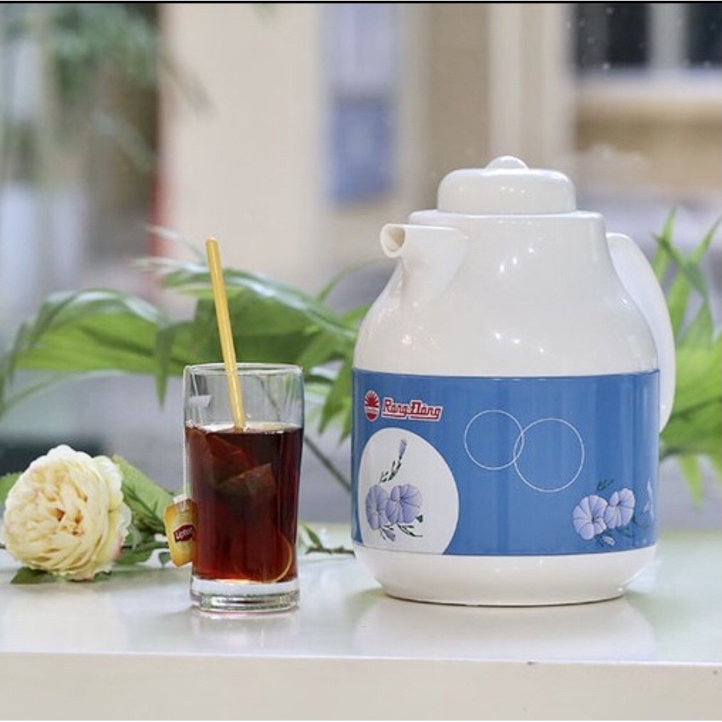 ◈✖ Phích đựng nước nóng giữ nhiệt pha trà có lõi lọc Rạng Đông 1 lít - Model: RD 1055 T