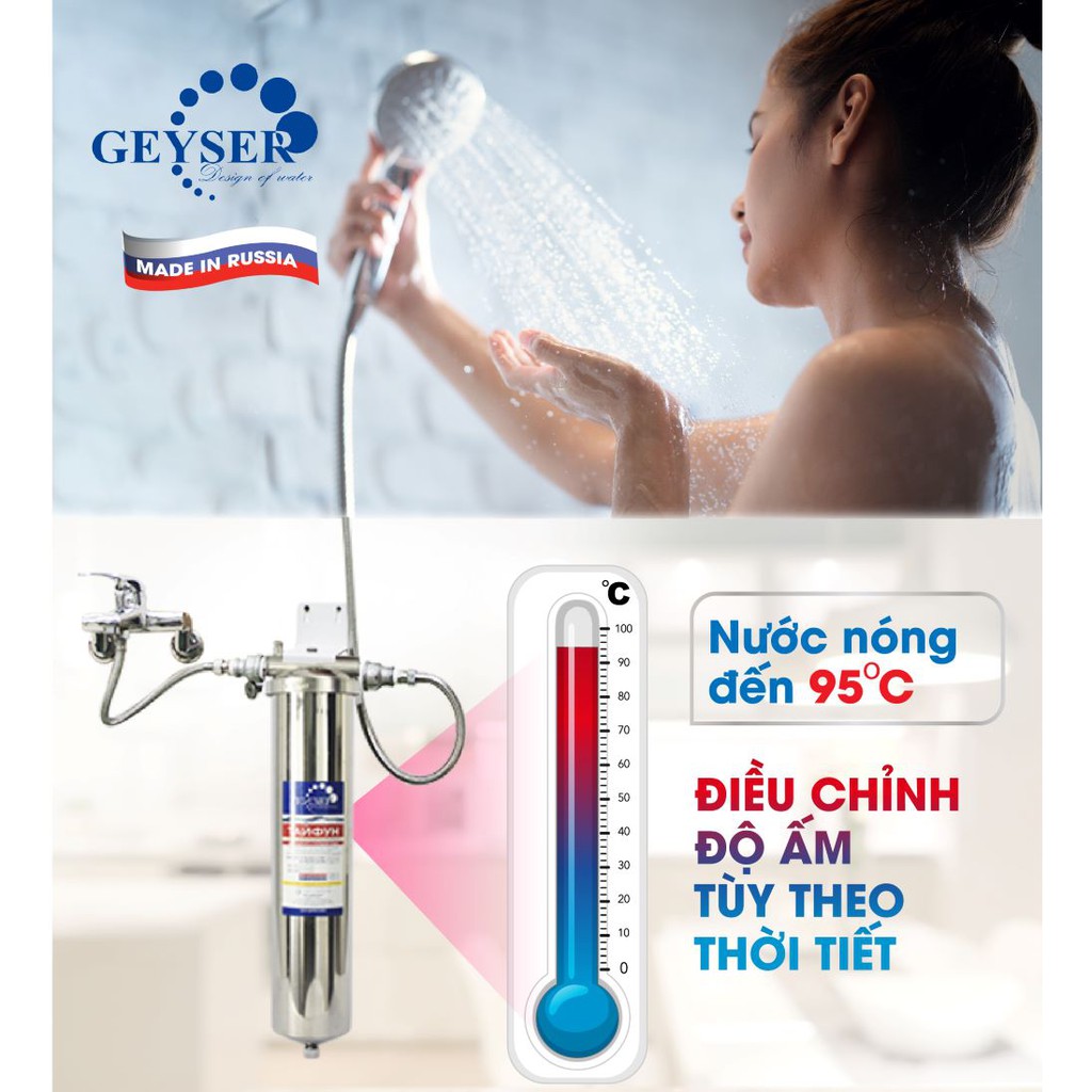 Lõi Lọc Nước GEYSER TYPHOON 20BB Chính Hãng Nhập Khẩu Liên Bang Nga - Thế Giới Lọc Nước Ecofast