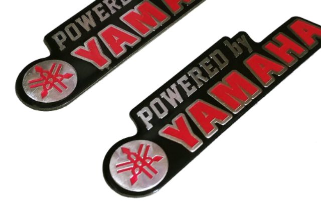 BỘ 2 DECAL NHÔM yamaha