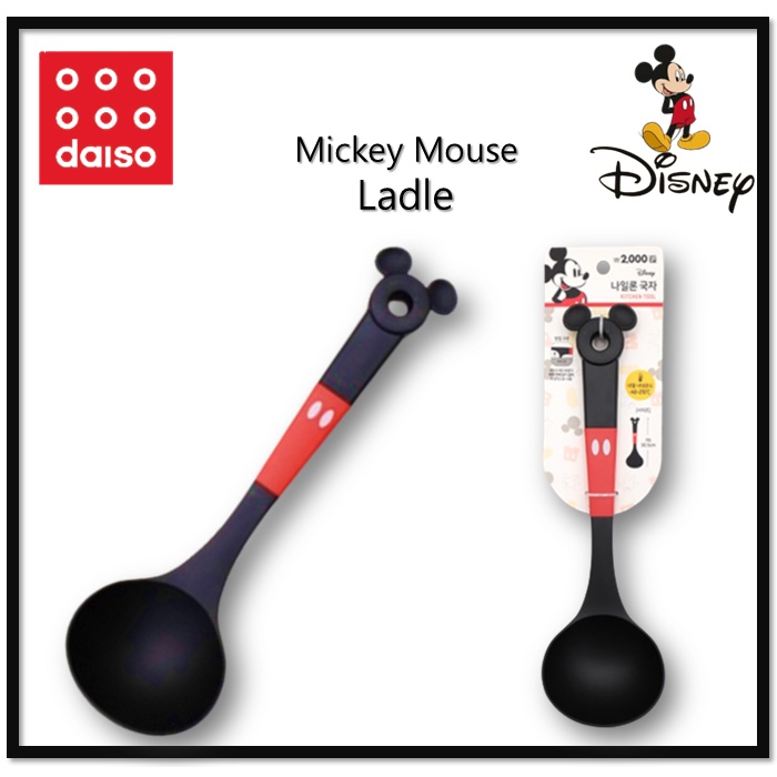 [Daiso Hàn Quốc] Gáo Nấu Ăn Hình Chuột Mickey Disney Cho Nhà Bếp