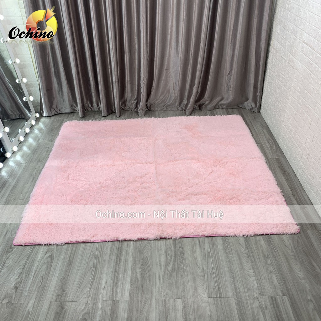 Thảm lông trải sàn Phòng Khách, phòng ngủ và cho quán size 1m8-2m Hàng dày đẹp và k bị rụng lông (Có sẵn)