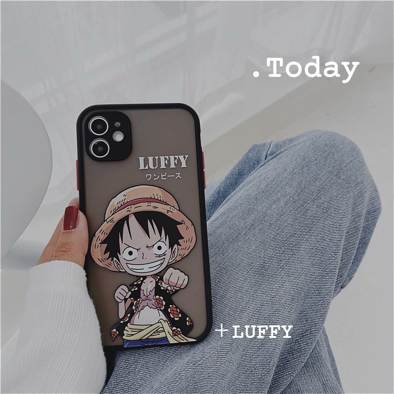 Ốp Điện Thoại Cứng Màu Trong Suốt In Hình Luffy Cho Iphone 12 Iphone 7 Plus 8plus X Xr 11 Pro Max