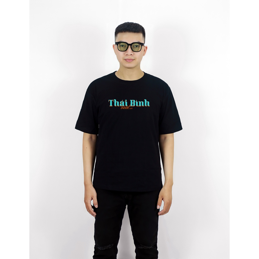 Áo Thun Tay Lỡ Nam Nữ Thái Bình, Áo Phông Unisex Đen Trắng - Local Brand PRANCE