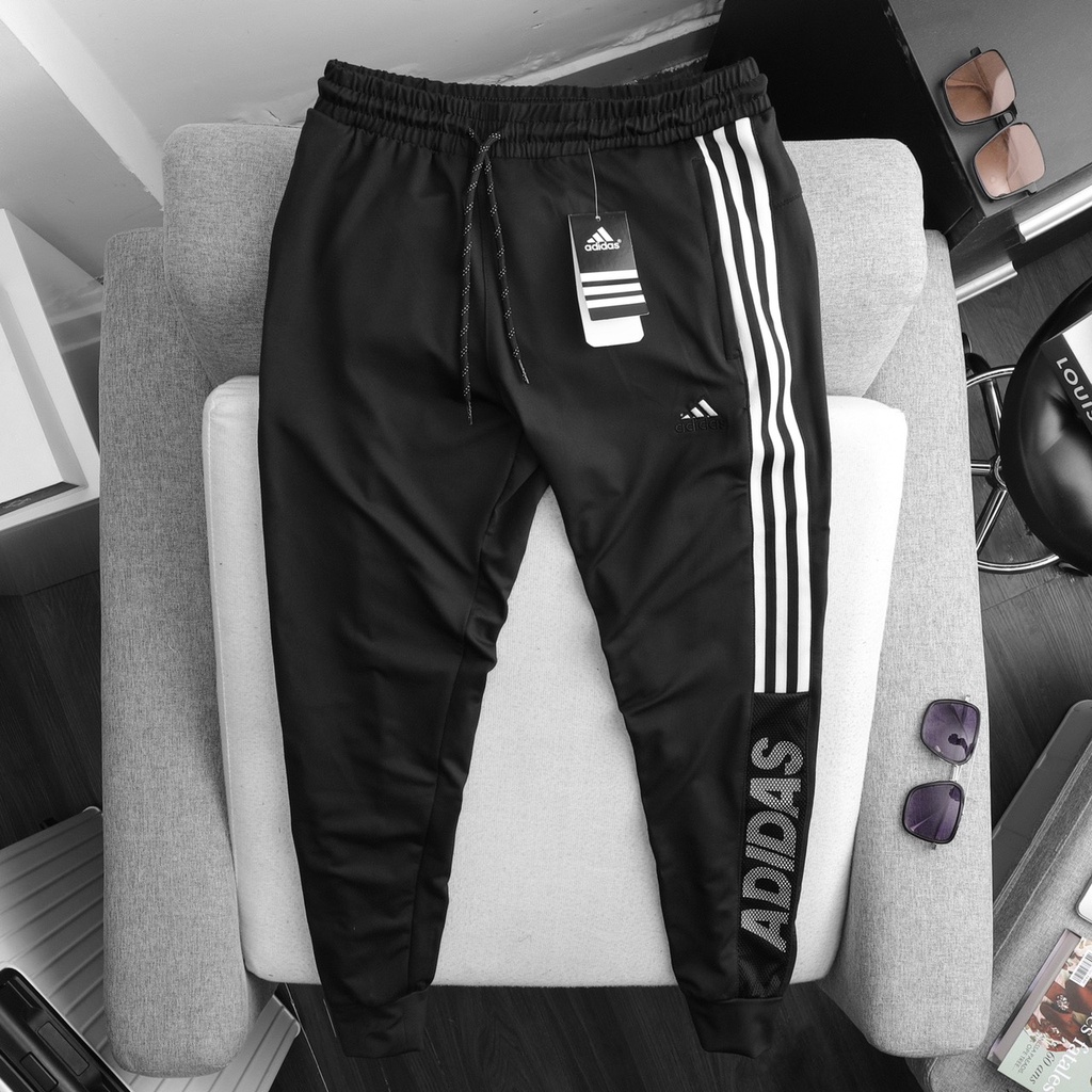 Quần jogger nam tập gym yoga quần thể thao ống suông cao cấp bigsize xuất khẩu QCTNA