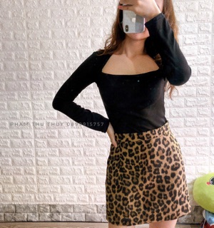 ( Ảnh Thật ) Áo Thun cổ vuông