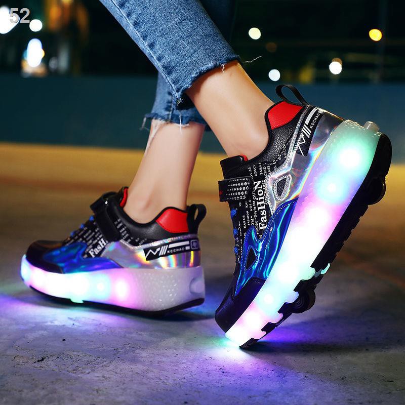 Heelys bánh xe đôi với giày trượt patin nhẹ dành cho người lớn vô hình tự động có thể thaoZ