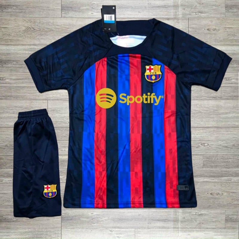 Áo Bóng Đá Đẹp  GIẢM 5K  Barcelona 2021 (Barca) Đen Cực Chất Vải Thái PP bởi Be Happy Sport