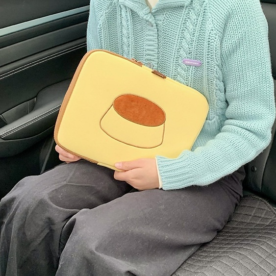 Túi Đựng Laptop In Hình Cá Vàng Đáng Yêu Phong Cách Hàn Quốc 10/13/15 inch