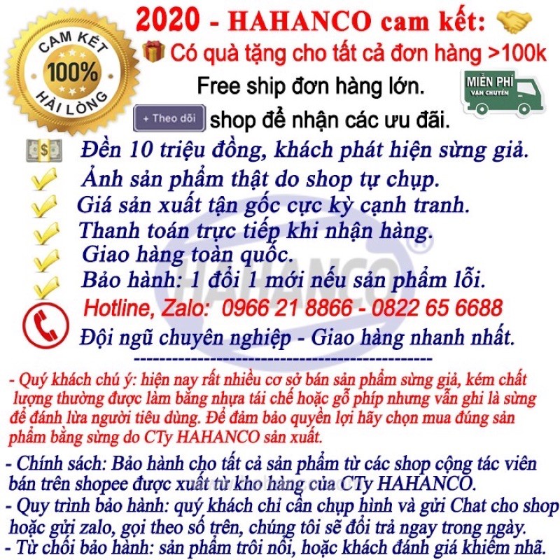 Dụng cụ lăn Mát Xa nâng cơ mặt và da ấn huyệt bằng sừng Trâu đen [MH835] HAHANCO