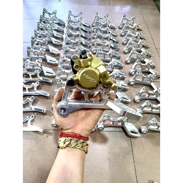 PASS HEO SAU HEO ZIN NHÔM NGUYÊN KHỐI CHO EX150/155 SỬ DỤNG ĐĨA 220mm