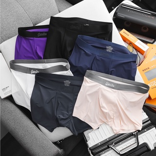 Boxer nam cotton mềm dư xịn , Quần sịp đùi bigsize kháng khuẩn - 3bros Boxer Sup Lạnh