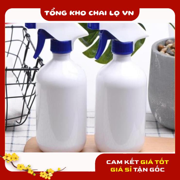 Chai Xịt Phun Sương ❤ SIÊU RẺ ❤ [500ml] Chai nhựa pet Vòi Xịt Kính rỗng chiết dung dịch , phụ kiện du lịch