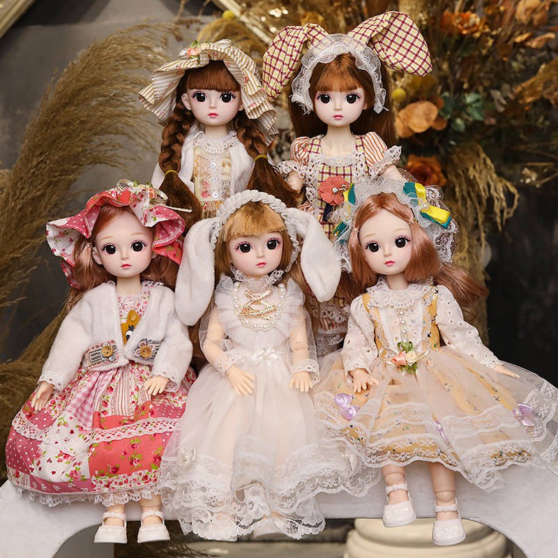 Búp Bê Công Chúa Barbie 30cm Thiết Kế Dễ Thương Xinh Xắn
