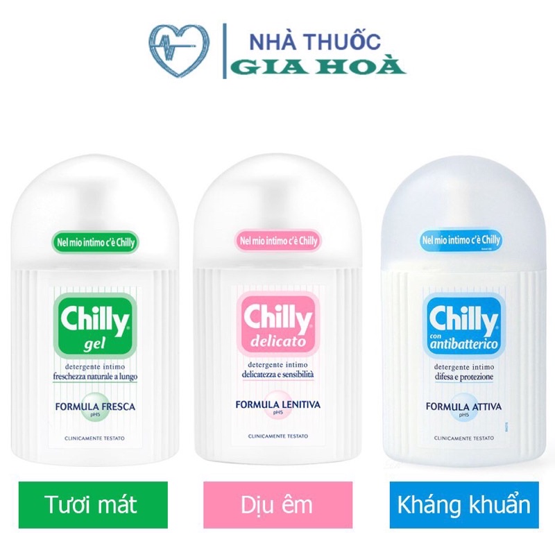 Dung dịch vệ sinh phụ nữ Chilly bán chạy tại Ý (Nhập khẩu chính hãng)