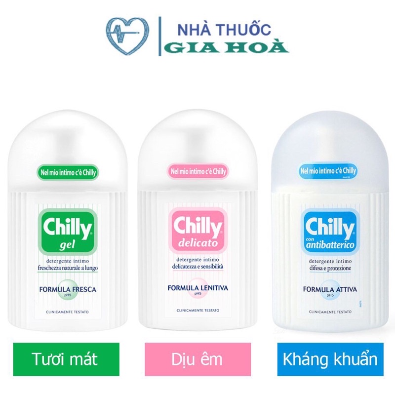 Dung dịch vệ sinh phụ nữ Chilly bán chạy tại Ý (Nhập khẩu chính hãng)