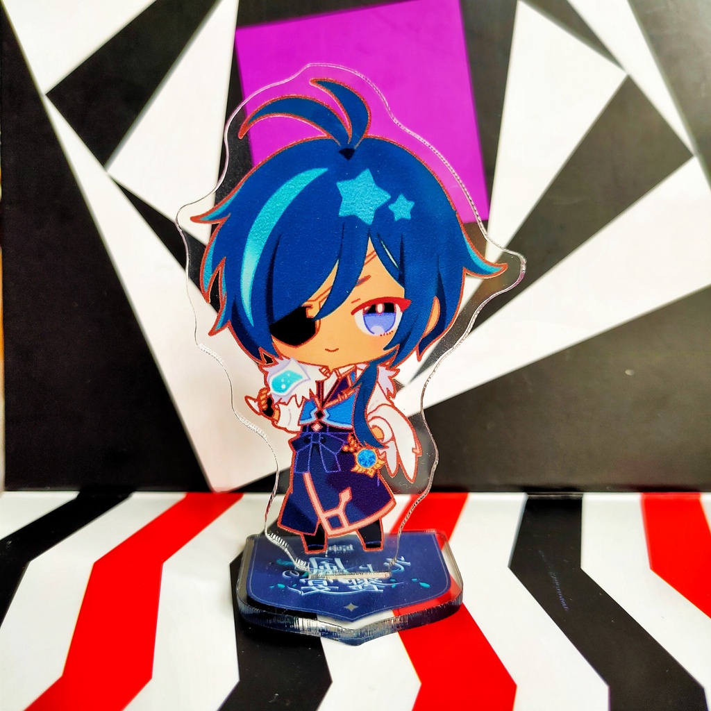 Standee mini để bàn nhân vật Genshin Impact Kaeya