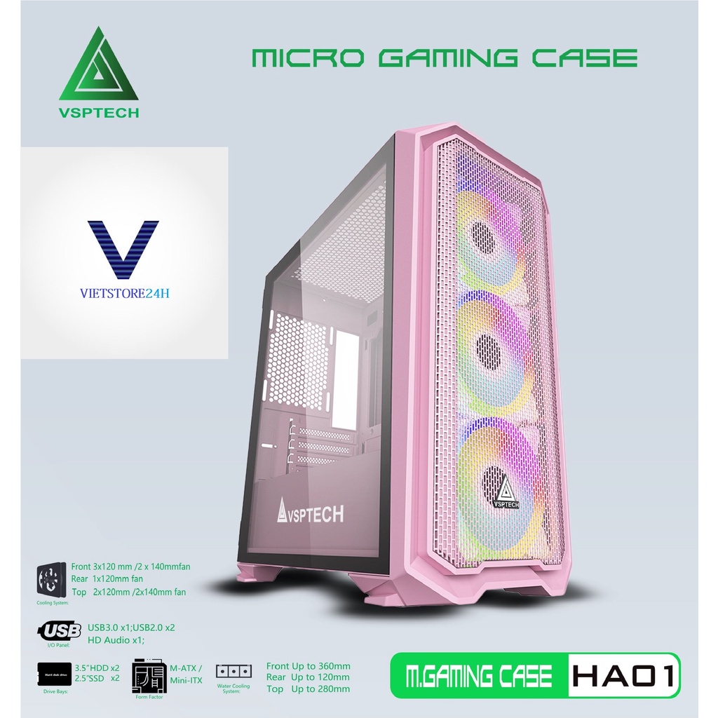 Case Gaming VSP HA01 Mini Tower
