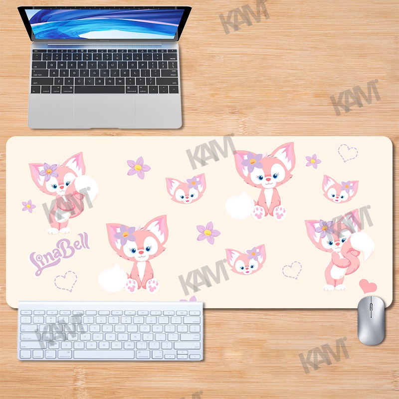 Tấm Lót Chuột Và Bàn Phím Cỡ Lớn 800Mm X 300Mm Chống Thấm Nước In Họa Tiết StellaLou Dễ Thương Trang Trí Phòng / Văn Phòng