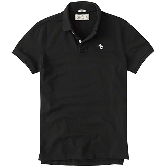 Áo thun polo Abercrombie Fitch ABR-PO121 Stretch Icon Polo Black