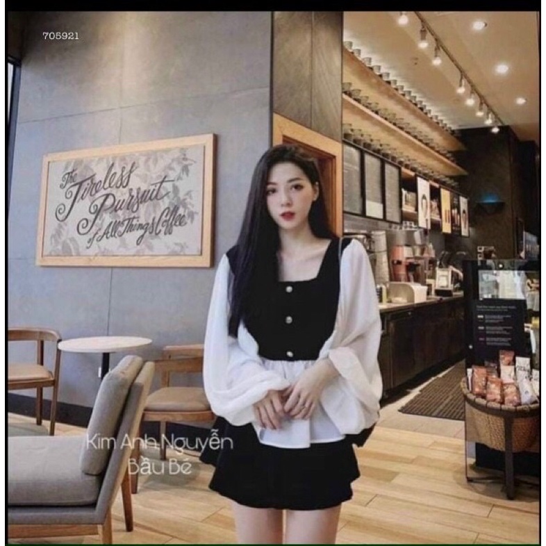 ÁO PEPLUM PHỐI