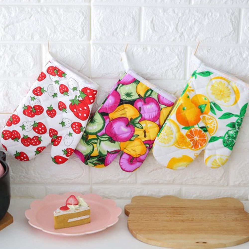 Găng Tay Dày Dặn Chịu Nhiệt Chống Trượt Dùng Trong Nhà Bếp