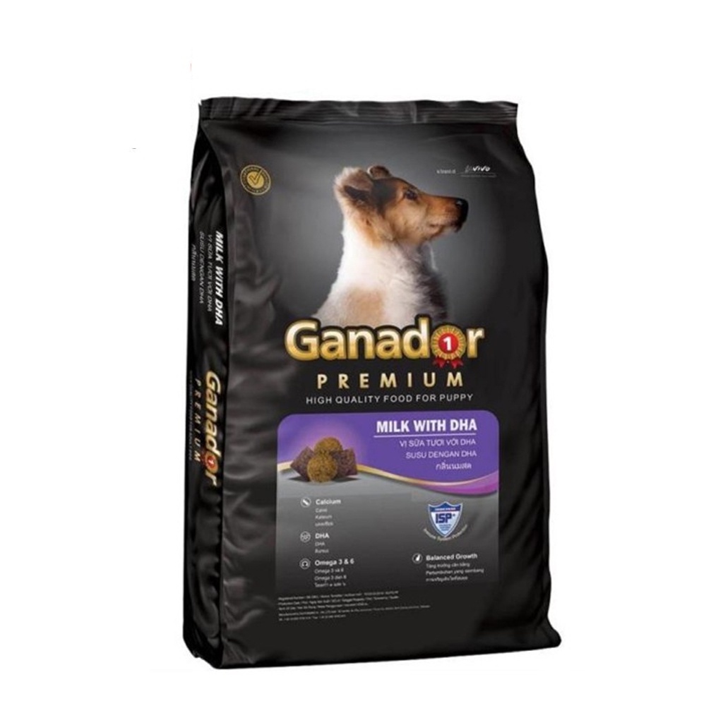 Thức Ăn Cho Chó Con Ganador Puppy 400g Hạt Khô Vị Sữa Và DHA - Lida Pet Shop