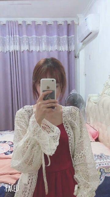 [ oder ] áo khoác ulzzang ren mỏng tay bồng kèm ảnh thật | BigBuy360 - bigbuy360.vn