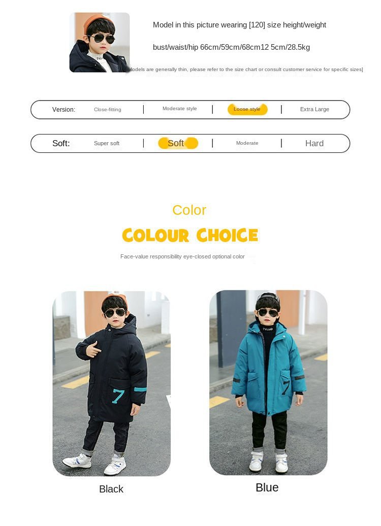 Fashionable Thick Coat For Boys