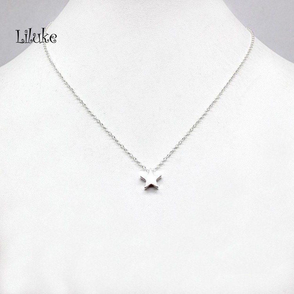 Vòng cổ Hợp Kim Trang Trí Mặt Hình Ngôi Sao Thời Trang Cho Nữ