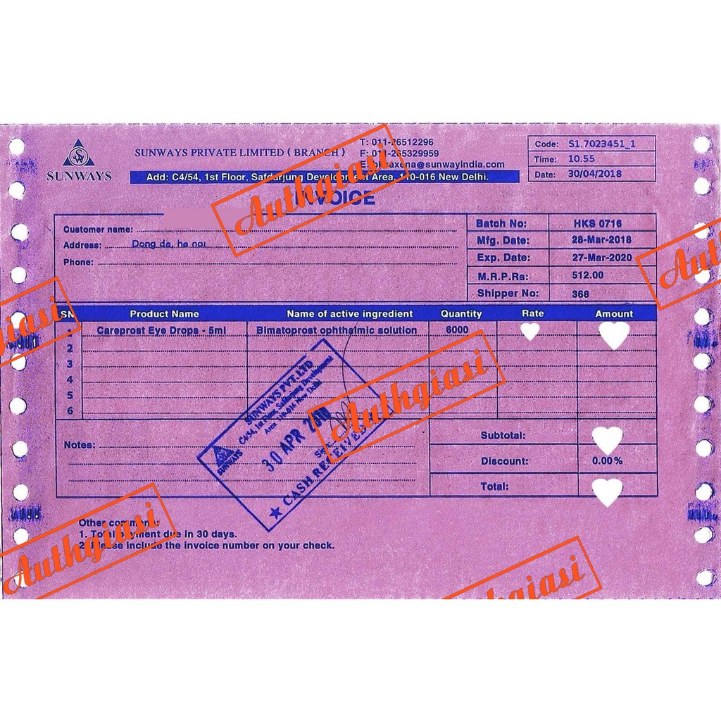 Dưỡng dài mi Careprost Ấn Độ 5ml tặng kèm cọ dưỡng dài và dày mi đẹp tự nhiên | BigBuy360 - bigbuy360.vn