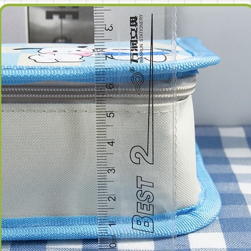 Hộp Đựng Bút Hai Ngăn Sức Chứa Lớn Hình Chú Chó Dễ Thương