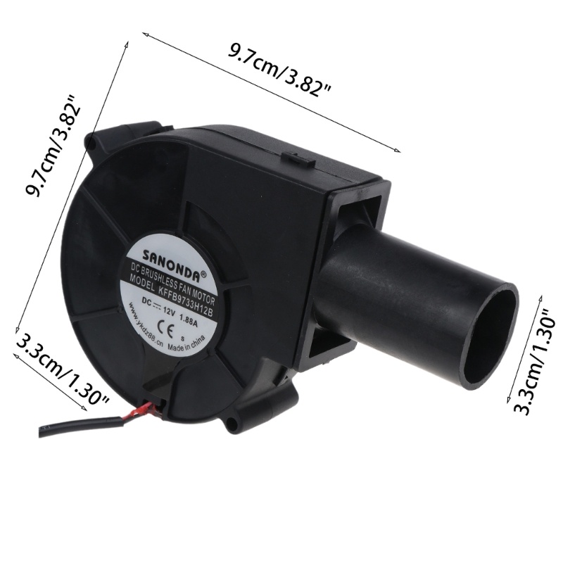 Quạt Điện Nướng Thịt BBQ Ngoài Trời 9733 4700R 110-240V