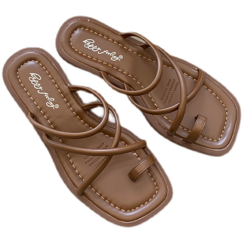 (MớI) Sandal Nữ Hở NgóN Dây Đan ChéO Phong CáCh La Mã