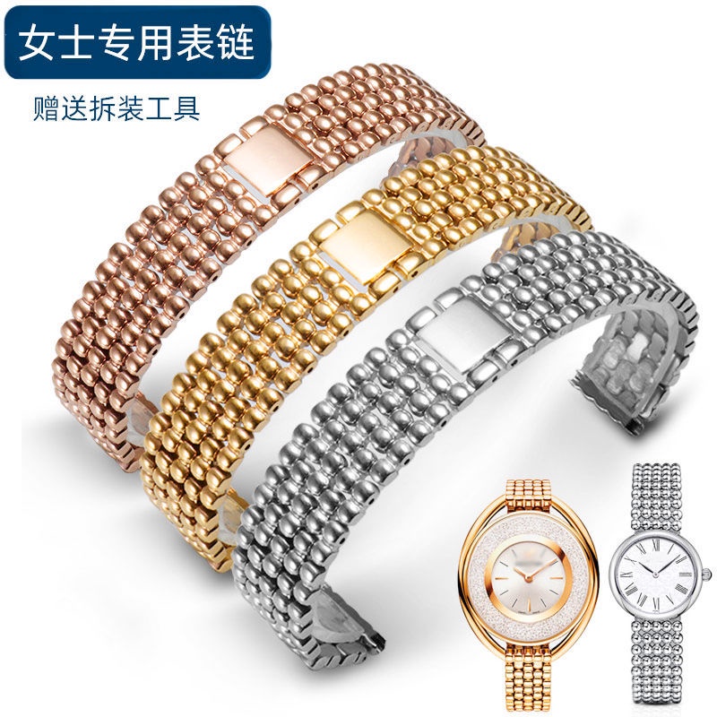 SWAROVSKI Đồng Hồ Đeo Tay CK Bằng Thép Không Gỉ Đính Đá Thời Trang Dành Cho Nữ
