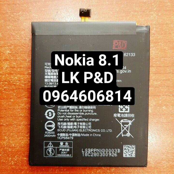 Pin Nokia 8.1