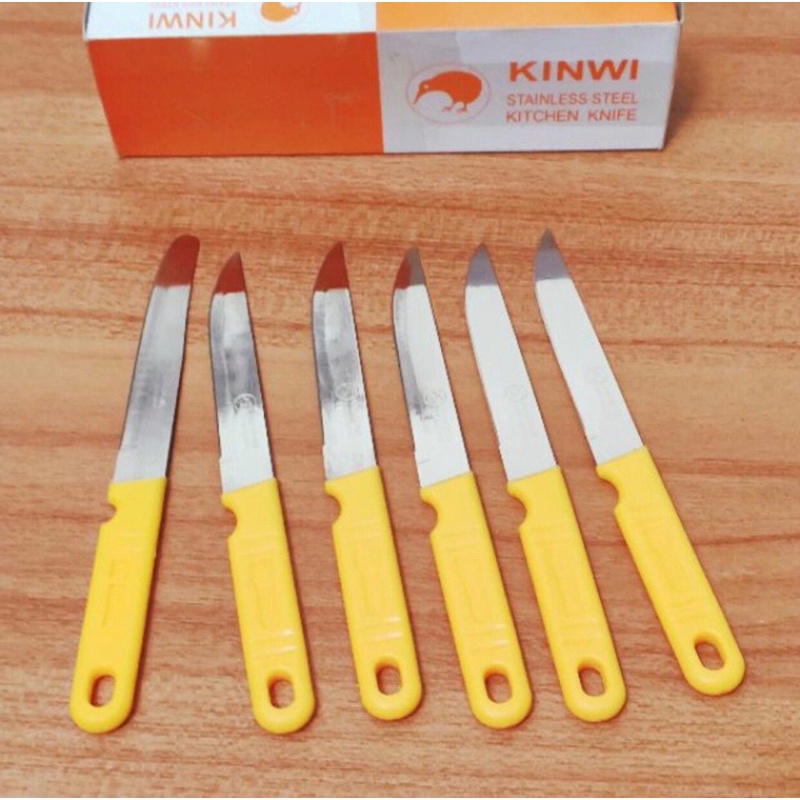Dao Thái Lan Kiwi Chính Hãng Lưỡi Thép Siêu Sắc Bền Dao Gọt Trái Cây Hoa Quả